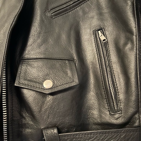 Women’s Milwaukee black leather motto jacket size 32 (small) - Picture 9 of 10